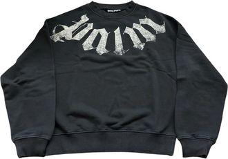 Palm Angels Truien - Heren - Sweatshirts - Zwart - S - Hoodies & sweatvesten