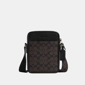 Coach Mens Sullivan Crossbody Bag In Signature Canvas - Brown - One Size