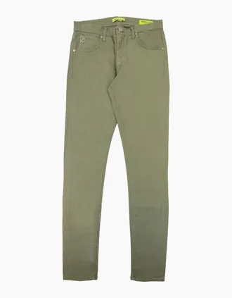 Versace Mens Versace Jeans Vj 5 Pocket Stretch Slim Fit Jean Khaki - Green - Size: 32/32