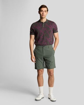 Lyle & Scott 5 Pocket Golf Shorts in Cactus Green at Nordstrom, Size 40 X 9