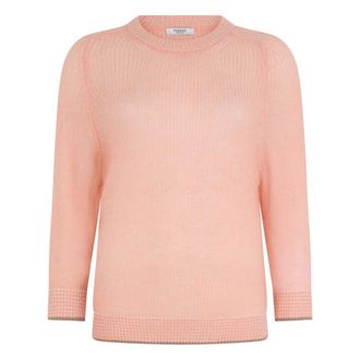 PESERICO Trui met ronde hals - Dames - Ronde hals truien - Roze - 4XL - Truien & Vesten