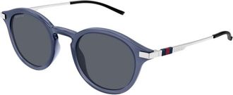 Gucci Sunglasses, male, Blue, 48 MM, Sign Sunglasses