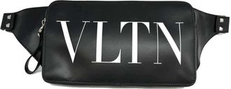 Valentino Black Leather Sling Bag (Pre-Owned)