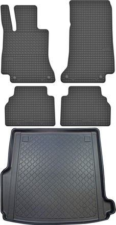 OEM Juego De Alfombrillas De Goma Para Mercedes Clase E W213 Kombi A Partir De Noviembre De 2016 + Alfombrilla Para El Maletero