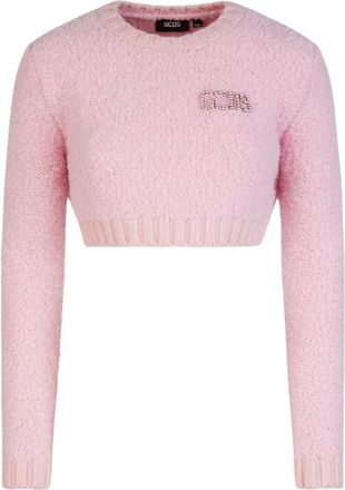 GCDS Gcds, Dames, Truien, Roze, Maat: L Wol