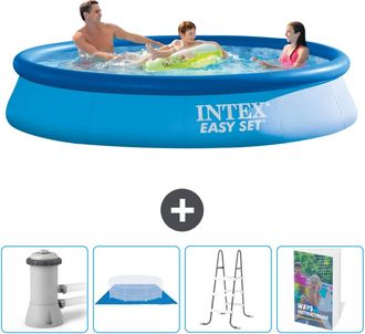Intex Piscina Easy Set Redonda - 366x76 Cm - 7-piezas Scb106