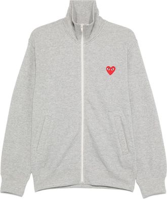 Comme Des Garçons Felpa con applicazione - Grigio