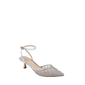 Badgley Mischka Yesenia Pumps Silver Metallic JW4804 Womens