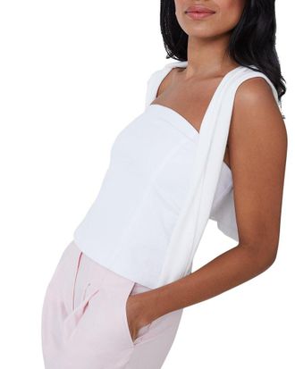 J.McLaughlin J.Mclaughlin Dorota Linen-Blend Blouse