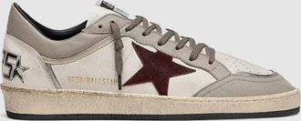 Golden Goose Baskets Ball Star White/Dove/Bordeaux