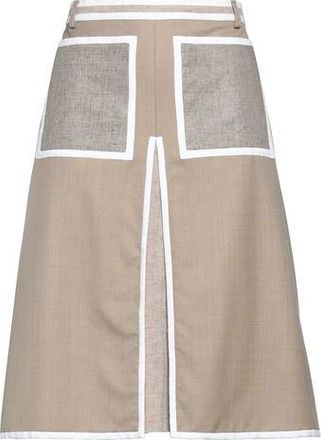 Burberry PARTES DE ABAJO - Faldas midi en YOOX.COM