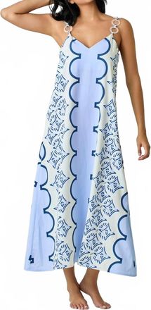 Lavi Patricia Midi Dress In Blue