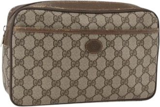 Gucci Pre-owned Clutches, female, Beige, Size: ONE SIZE Pre-owned Plastic Clutch