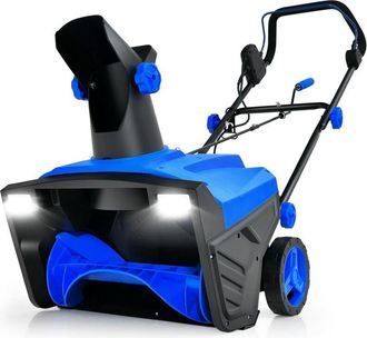 Costway Quitanieves El&eacute;ctrico, 2300w, 3000rpm, Chorro Giratorio De 180&deg;, Pala De Nieve Con Ruedas Y Cable, Distancia De Lanzamiento De 9 M, M&aacute;quina Quitanieve