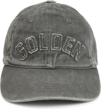 Golden Goose Journey Baseball Cap - Heren - Petten - Grijs - ONE Size - Katoen - Accessoires
