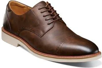 Stacy Adams Vogel Cap Toe Derby in Brown/Ivory at Nordstrom Rack, Size 11.5