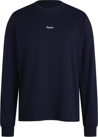 Rapha Long Sleeve Cotton T-Shirt Longsleeve f&uuml;r Herren | blau