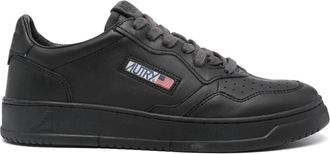 Autry Medalist Low - Heren - Sneakers - Zwart - 45 EU - Katoen - Schoenen