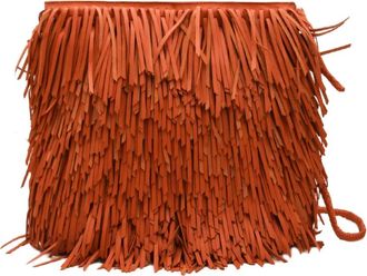 Dragon Diffusion Oranje Fringe Hobo Tas - Dames - Schoudertassen - Oranje - ONE Size - Tassen