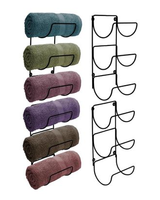 Sorbus Set Of 4 Wall-Mount Towel Racks