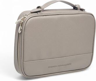 French Connection Travel Tech Pouch in Taupe at Nordstrom