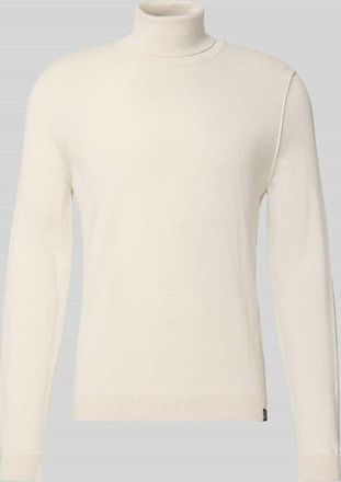 Maerz MAERZ Muenchen Strickpullover mit Rollkragen in Offwhite, Größe 50