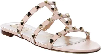 Valentino Rockstud Caged Leather Sandal