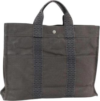 Herm&egrave;s Pre-owned Vintage Tote Bag - Dames - Vintage Shopper - Grijs - ONE Size - Vintage