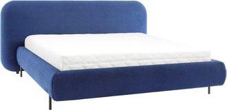Petits Meubles Box cama 160x200 con somier madera de pino azul