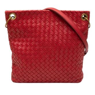Bottega Veneta Pre-owned Cross Body Bags, female, Red, Size: ONE SIZE Pre-owned Crossbody Bag