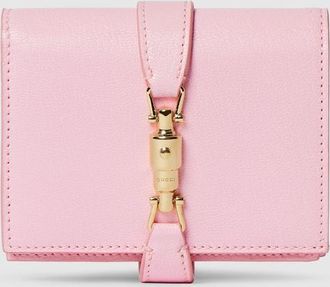 Gucci Jackie Medium Wallet, Pink, Leather