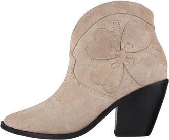 L37 Star Swing Cowboylaarzen - Dames - Cowboylaarzen - Beige - 41 EU - Schoenen