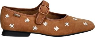 Camper Casi Myra Ballerina - Dames - Ballerinas - Bruin - 41 EU - Leer - Schoenen