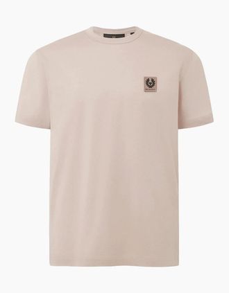 Belstaff Mens PATCH LOGO T SHIRT - Pink - Size: 44