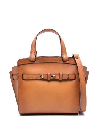 Officine Creative Saddle 009 leather tote bag - Brown