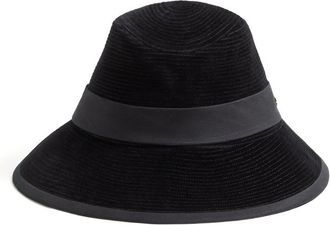 Valentino Garavani VLogo Signature Velvet Hat
