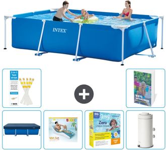 Intex Piscina Con Estructura Rectangular - 300x200x75 Cm - 7-piezas S135