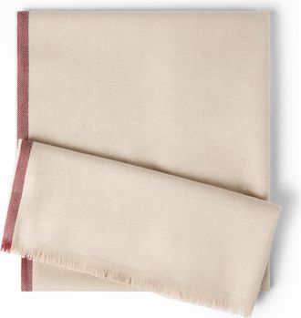 Brunello Cucinelli Wool and cashmere scarf in Sand at Nordstrom