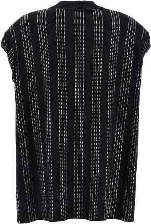 The Attico Womens Black Cotton Short Dress