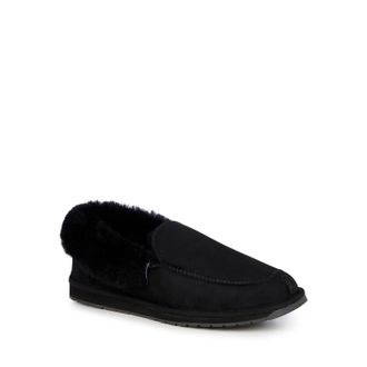 Emu Mens Platinum Murray Fold Down Slipper In Black