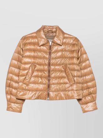Herno quilted short down puffer jacket
