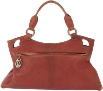Cartier Pre-owned Handbags, female, Brown, Size: ONE SIZE Pre-owned Vintage Handbag