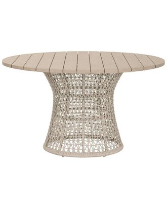Essentials For Living Knit Outdoor 54In Round Dining Table