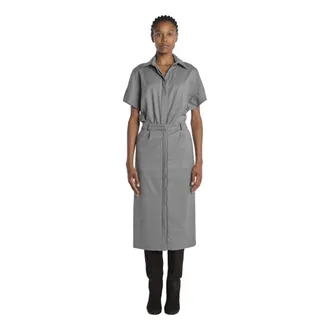 Crida Milano Shirt Dresses, female, Gray, Size: S Orio Longuette Skirt