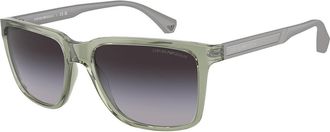 Emporio Armani EA4047 53628G Mens Sunglasses Green Size 56