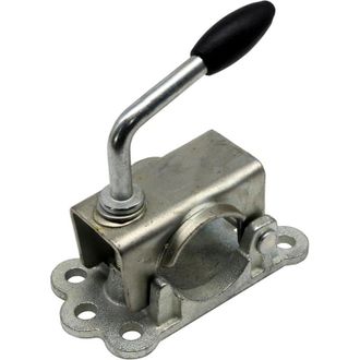 OEM Soporte De Sujeci&oacute;n De Fundici&oacute;n Gen&eacute;rico Reforzado Con Placa De Fundici&oacute;n - Tubo &Oslash; 48 Mm Para Rueda Jockey Remolque Caravana