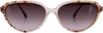 Gucci Pre-owned Accessories, female, Brown, Size: ONE SIZE Pre-owned GG 2186 Vintage Sunglasses