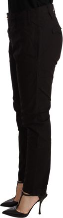 Cycle Mid Waist BAGGY Fit Skinny Womens Trouser