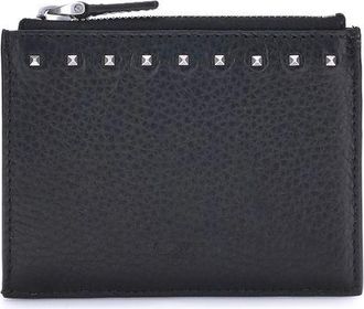 Valentino Garavani Black Calf Leather Bos Taurus Mens Wallet