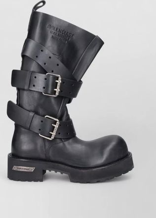 Balenciaga leather ankle boots